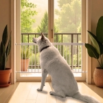 방가 창문 베란다 난간 강아지 고양이 발코니 펀치프리