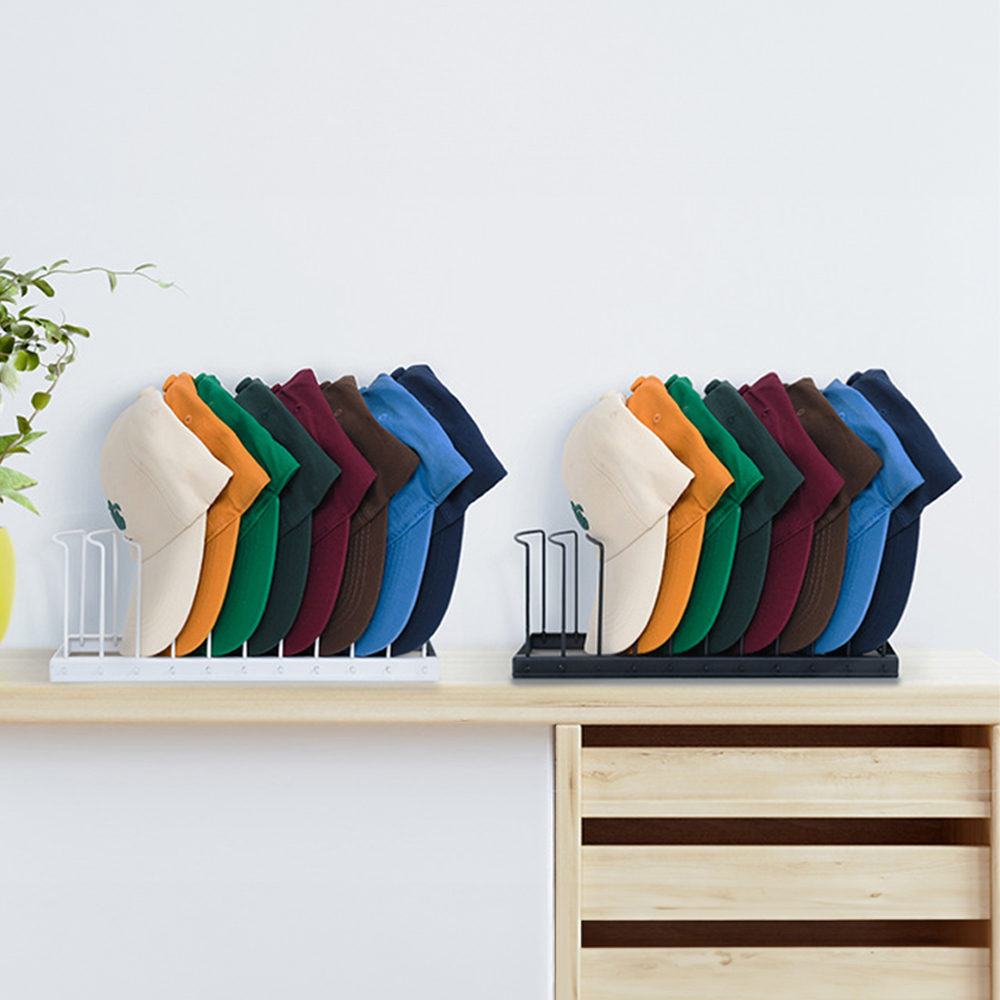 캡픽 튼튼한 철제 모자 정리대 거치대 고정틀 진열대