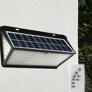 밤해등 태양광 센서 조명 258LED 안전한 방수 직부등