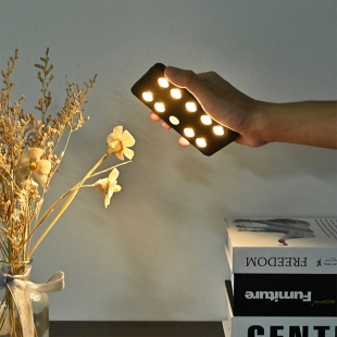 팔레트 C타입 충전식 LED 3컬러 상시가능 무선 센서등