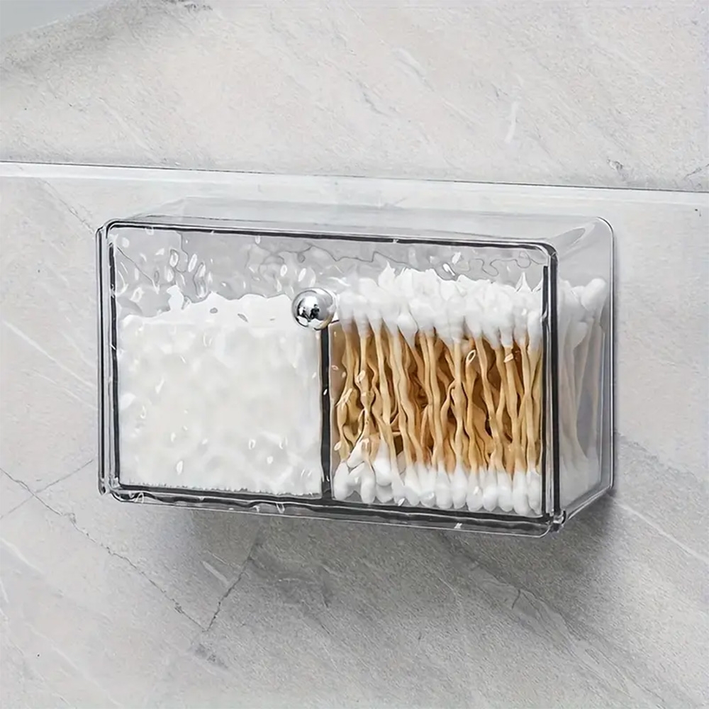 아이스셀 무타공 벽걸이 빙하 무늬 아이스 패턴 덮개있는 투명 케이스