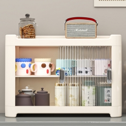 자야 미닫이 수납박스 주방 욕실 다용도 홈카페 플라스틱 정리함