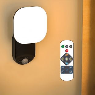 드레 인체감지 센서등 충전식 LED 리모컨 무타공 설치 무드등