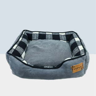 몽몽 강아지 사계절 미끄럼 방지 사각 방석