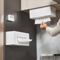 티슈팡 자동 높낮이 자석 벽부착 휴지 케이스