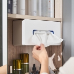 티슈팡 자동 높낮이 자석 벽부착 휴지 케이스