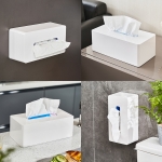 티슈팡 자동 높낮이 자석 벽부착 휴지 케이스