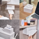 티슈팡 자동 높낮이 자석 벽부착 휴지 케이스