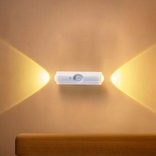 펄스 C타입 충전식 LED 3컬러 RGB 상시가능 무선 센서등