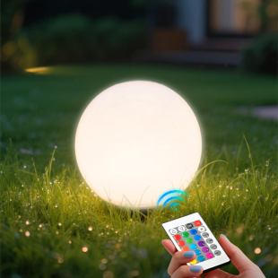 루미아 태양광 원형 구형 컬러 정원등 카페 펜션 실외 인테리어