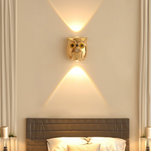 케인 부엉이 3색 센서등 무타공 인테리어 무드등 C타입충천