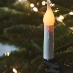 누누 클립 집게형 LED 캔들 전구 크리스마스 트리 장식 조명 파티 양초