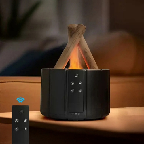 코멜라 클래식 침실 저소음 불멍 가습기 모닥불 리모컨 안전 무드등