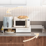 베인 전자레인지 거치대 커피머신 저소음 철제 슬라이드 올인원 수납 선반 홈카페