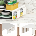 베인 전자레인지 거치대 커피머신 저소음 철제 슬라이드 올인원 수납 선반 홈카페