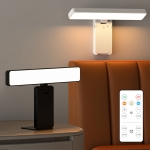 리븐 3색 벽조명 무타공 180도 조절 리모컨 인테리어등 LED C타입 충전