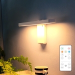 리븐 3색 벽조명 무타공 180도 조절 리모컨 인테리어등 LED C타입 충전