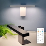 리븐 3색 벽조명 무타공 180도 조절 리모컨 인테리어등 LED C타입 충전