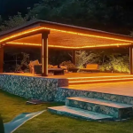 앰킬라 모기퇴치 LED 줄조명 실외 정원 테라스 캠핑 라인조명