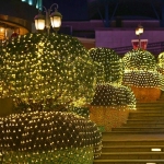 팅커 그물 네트 조명 어댑터 트리 장식 추가 전구