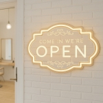 잔나 LED 오픈사인 네온간판 영업중 매장 조명 아크릴 OPEN 오픈간판 어댑터