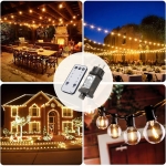 벨베스 어댑터 앵두 전구 6m 웜화이트 교체가능 줄전구 캠핑 테라스