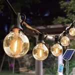 벨베스 태양광 앵두 전구 6m 야외 웜화이트 교체가능 줄전구 캠핑 테라스