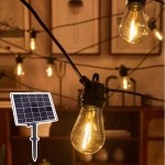 루시안 태양광 LED 알전구 파티라이트 오징어등 스트링라이트 줄조명 루프탑