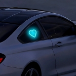 람머스 태양광 LED 하트 네온사인 카페 가게 실내등 실내인테리어 튜닝