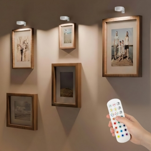 엘리오 3개 1세트 충전식 LED 탈착형 조명 자석 부착 미니 벽조명 침실 무드등