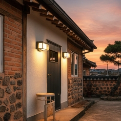 그라가스 태양광 LED 벽부등 인체감지 외벽조명 현관등 야외 벽등 생활방수