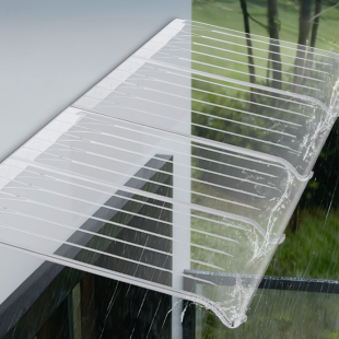 렌가드 창문 투명 빗물받이 처마 비막이 어닝 가게 테라스