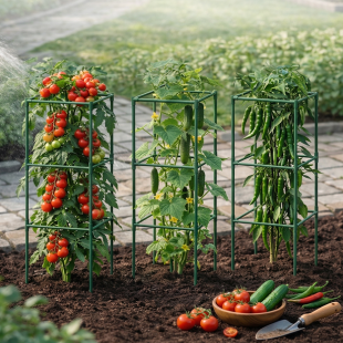 가든짐 조립식 식물 지지대 텃밭 프레임 토마토 오이 고추 덩굴식물 받침대 3개