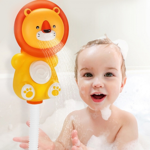 목욕놀이장난감 아기사자 라이온 샤워기 유아 물놀이완구 욕조장난감