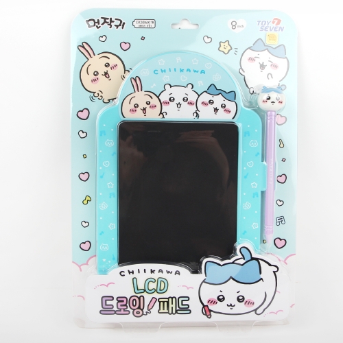 먼작귀 치이카와 LCD 드로잉 패드 어린이용 전자 연습장 그림판 색상랜덤