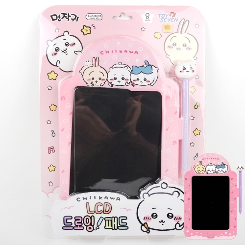 먼작귀 치이카와 LCD 드로잉 패드 어린이용 전자 연습장 그림판 색상랜덤