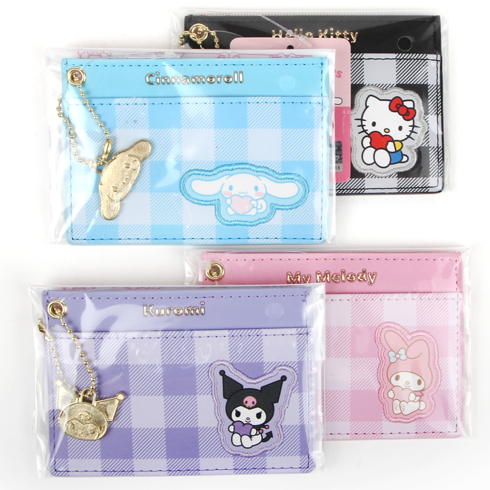 산리오 슬림 카드 지갑 어린이용 월렛 쿠로미 시나모롤 마이멜로디 헬로키티