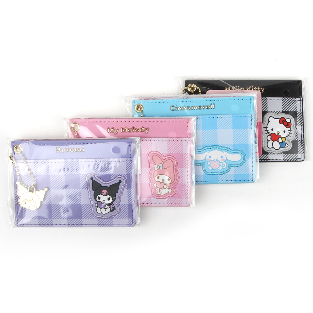 산리오 슬림 카드 지갑 어린이용 월렛 쿠로미 시나모롤 마이멜로디 헬로키티