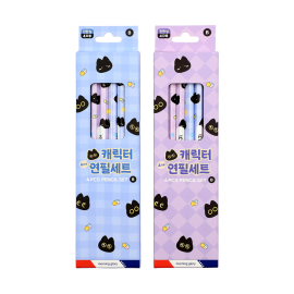 1500 캐릭터 연필세트 B (4자루)