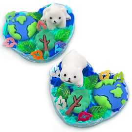 지구 데코덴 투명 스마트톡