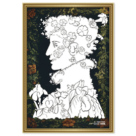 명화 도안 - 사계 봄 (10매)