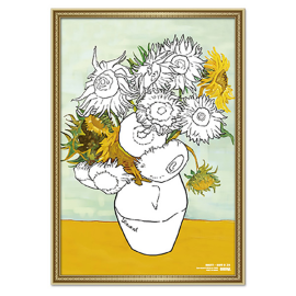 명화 도안 - 해바라기 (10매)