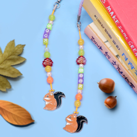 가을 비즈 책갈피