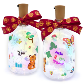 전통 민화 보틀 무드등