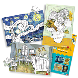 명화 퍼즐 (활동지 포함, 3종 택1)