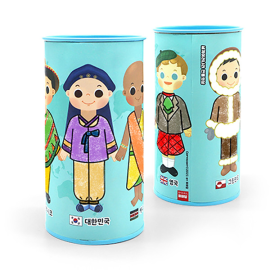 세계의상 저금통 만들기