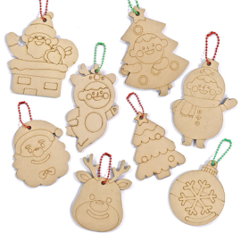 크리스마스 안전거울 팬시우드 (8종 택1)