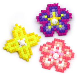 봄 꽃 디폼블럭 팽이 (3종 택1)