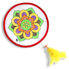 통통 컬러링 손제기