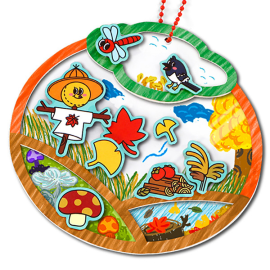 투명 가을 풍경 꾸미기